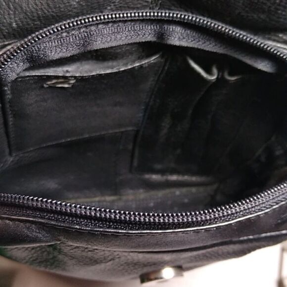 Vintage Kenneth Cole Crossbody Adjustable Strap Front Flap snap Zipper Sm pocket - Picture 11 of 16
